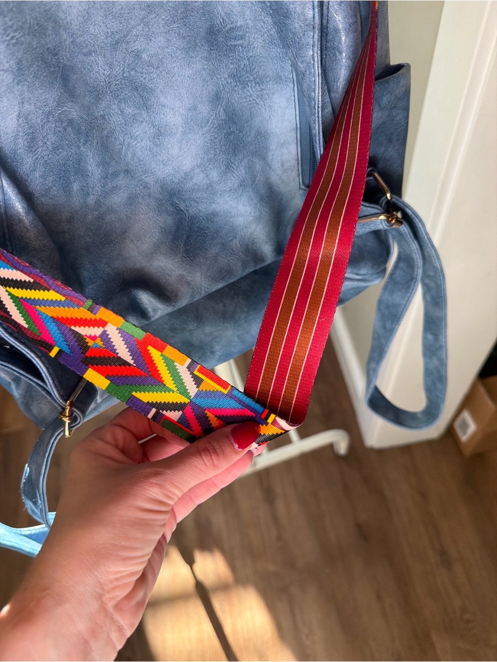 Modern+Chic Backpack purse - Picture 2 of 3